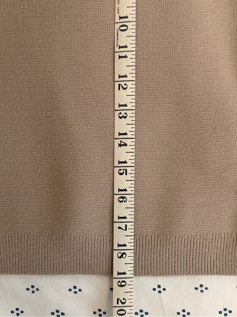 Abercrombie & Fitch Knit Sleeveless Polo Vest in Taupe Beige - Picture 3 of 4